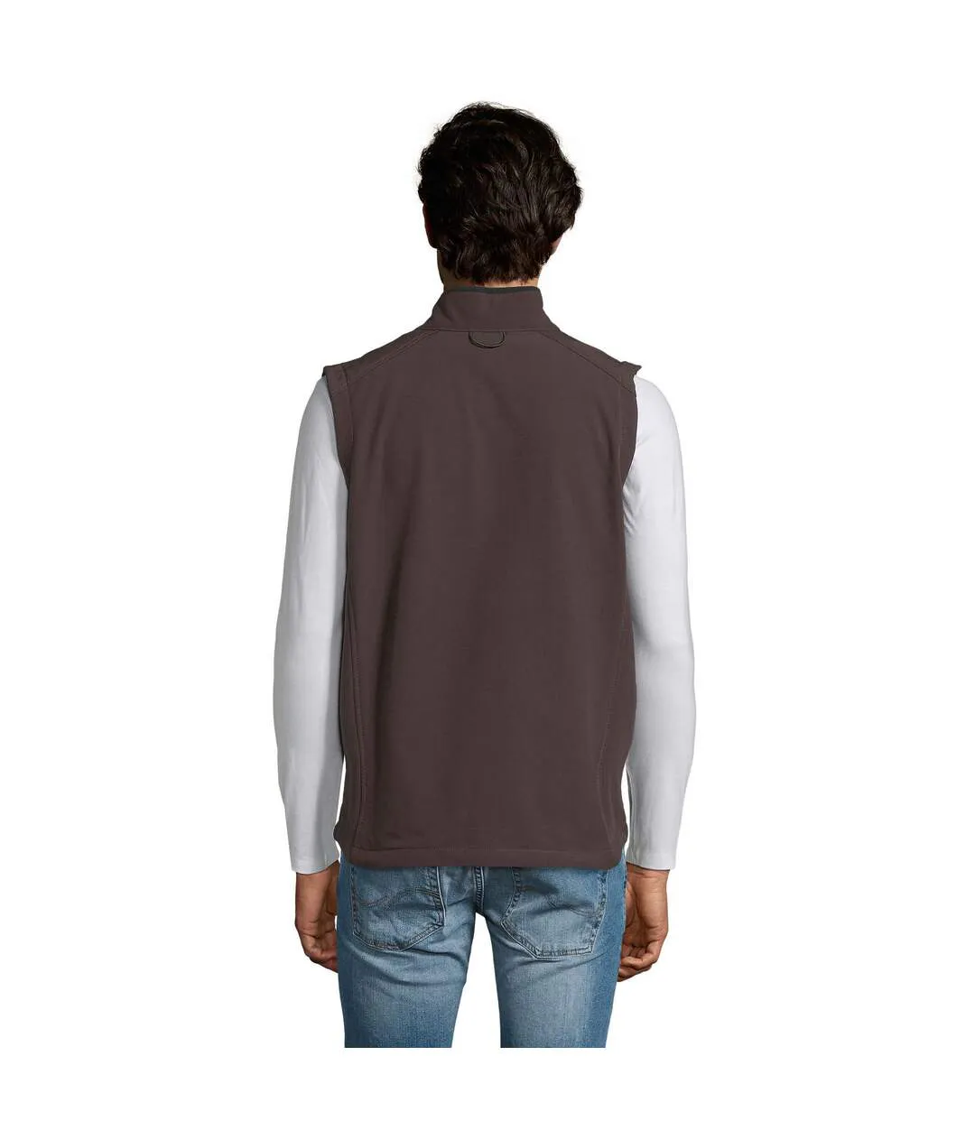Veste Sans Manches Rallye Homme Chocolat Foncé SOLS-2