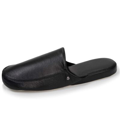 Isotoner Chaussons Mules homme ultra confortables et léger en cuir