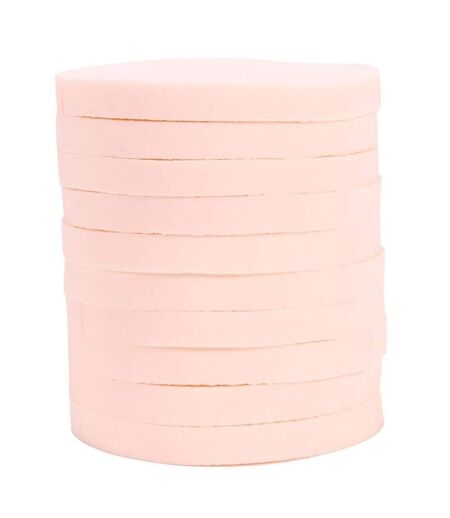 Lot de 10 Éponges à Maquillage Teint 6cm Rose
