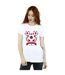 Disney Femme/Les femmes - T-shirt boyfriend en coton avec tête de footballeur Mickey (Blanc) - UTBI38519-2
