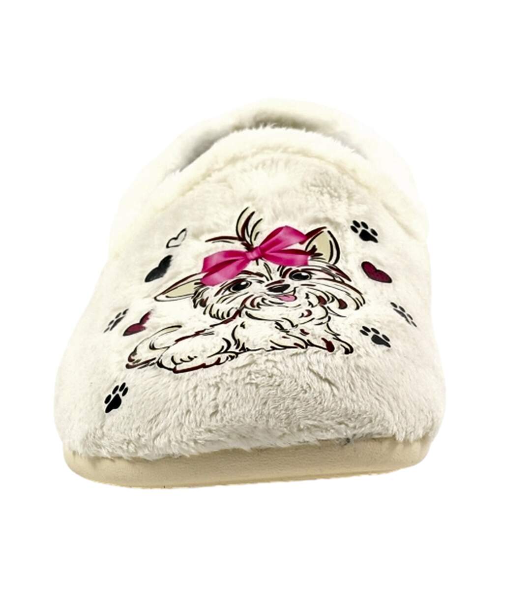 Chaussons escape femme blanc Lazy Dogz-4