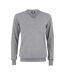 Womens/ladies Oakville Knitted Sweatshirt Grey Melange Cutter & Buck-1