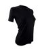 Warm Fleece-Lined Short Sleeve Thermal T-Shirt for Women - Winter Baselayer-2