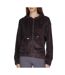 Veste en velours marron femme soul studio hoody-1