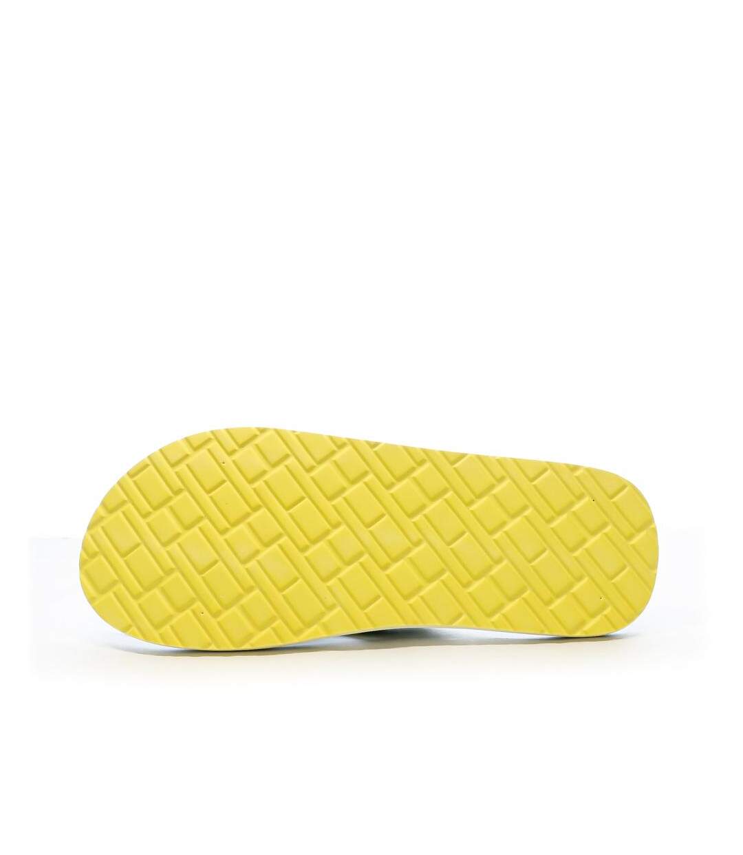 Tongs Noire/Jaune Homme Tommy Hilfiger Patch Beach - 40