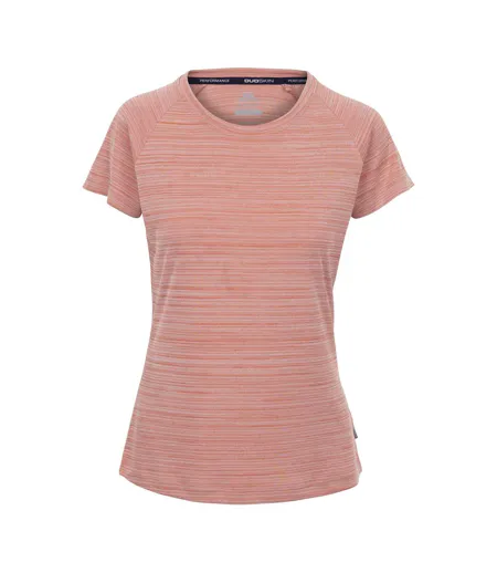 T-shirt Sport Vickland Femme Rose Coquillage Trespass
