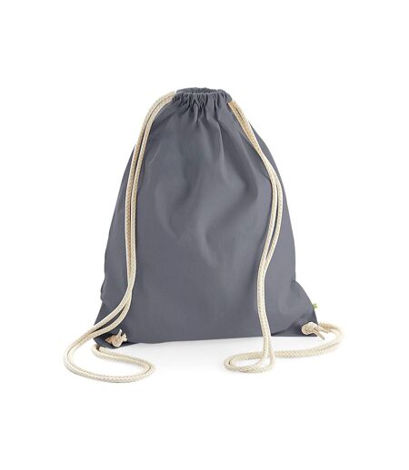Earthaware Organic Gymsac One Size Graphite Grey Westford Mill