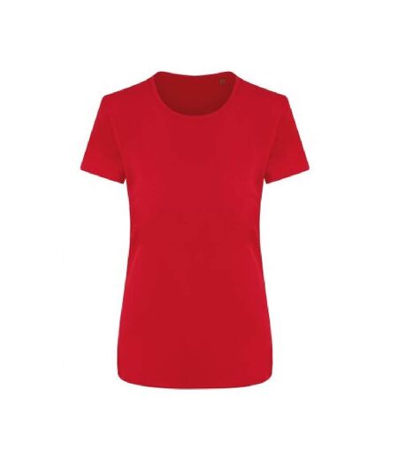 Ecologie Womens/Ladies Ambaro Recycled Sports T-Shirt (Fire Red)