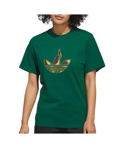 T-Shirt vert femme adidas tref torch