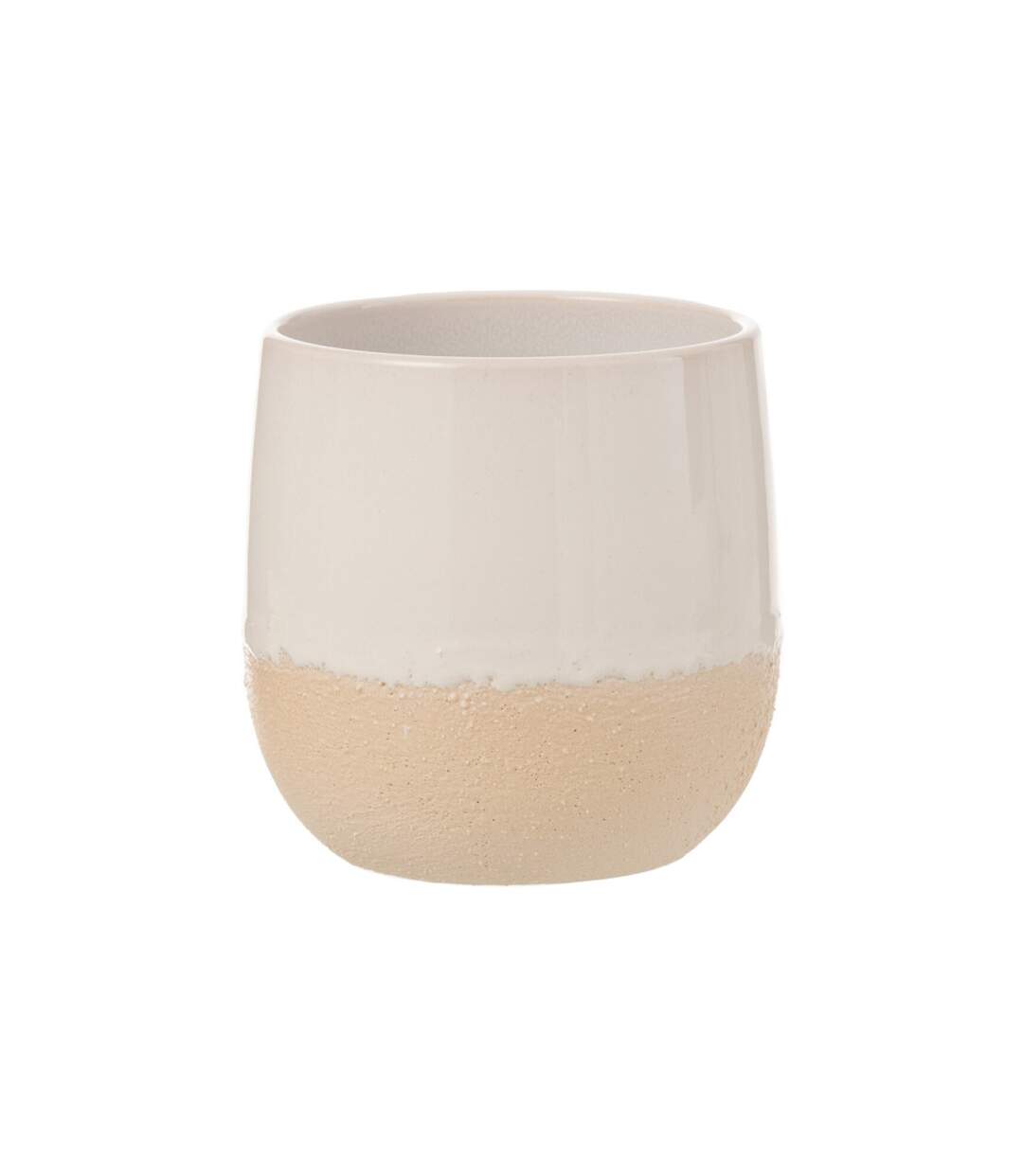 Cache-Pot en Céramique Maru 17cm Blanc-1