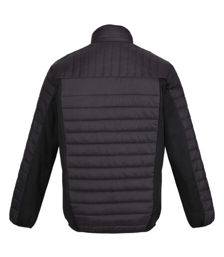 Regatta Mens Tourer Hybrid Padded Jacket (Black) - UTPC4682