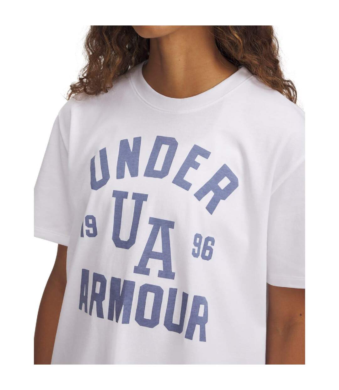 T-shirt Collegiate Femme Blanc Under Armour-4