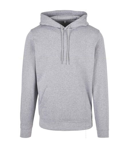 Build Your Brand Mens Basic Hoodie (Heather Grey) - UTRW8025