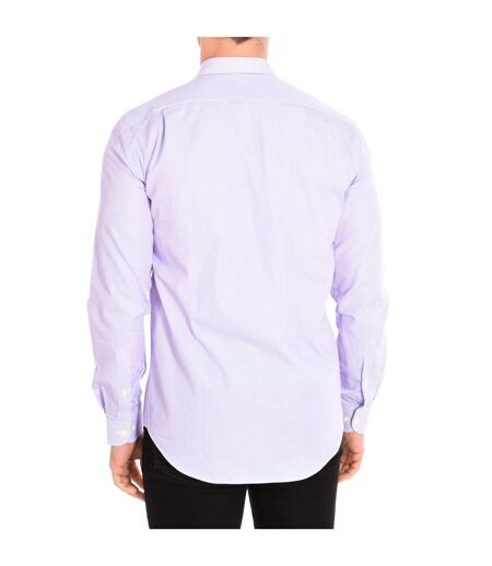 Long sleeve shirt collar flap closure buttons JUNO17 men