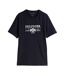 Mens Embroidered Logo Cotton T-shirt Blue Tommy Hilfiger-2