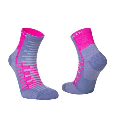 Socquettes Adulte Lilas Rose Hilly