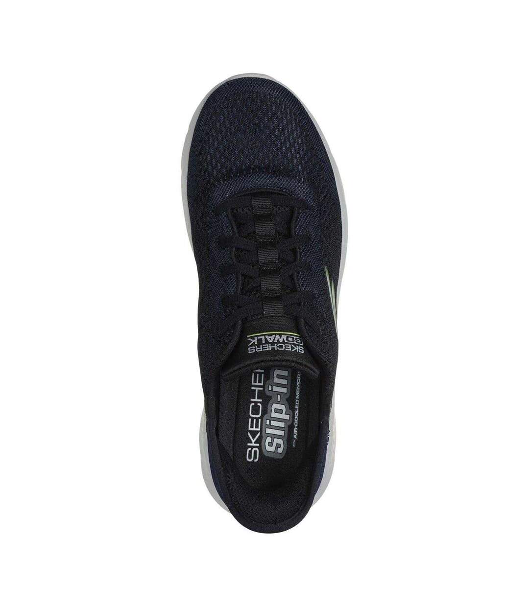 Mens Go Walk Flex New World Geometric Pattern Slip-in Walking Shoes Navy Skechers-3