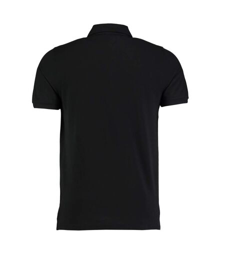 Kustom Kit Mens Klassic Superwash 60°C Heavyweight Slim Polo Shirt (Black) - UTBC5432