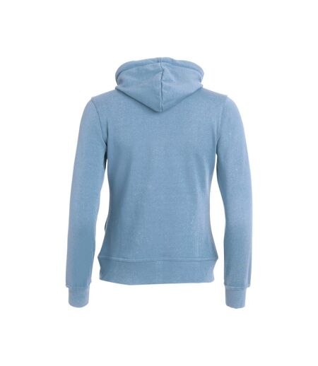 Veste À Capuche Femme Bleu Clair Clique