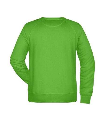 Sweat Homme Vert Citron James And Nicholson