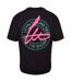 T-shirt Motif/style Néon Homme Noir Loyalti-2