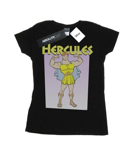 Disney T-Shirt coton Hercules Muscles Femme/Ladies (Noir) - UTBI15820