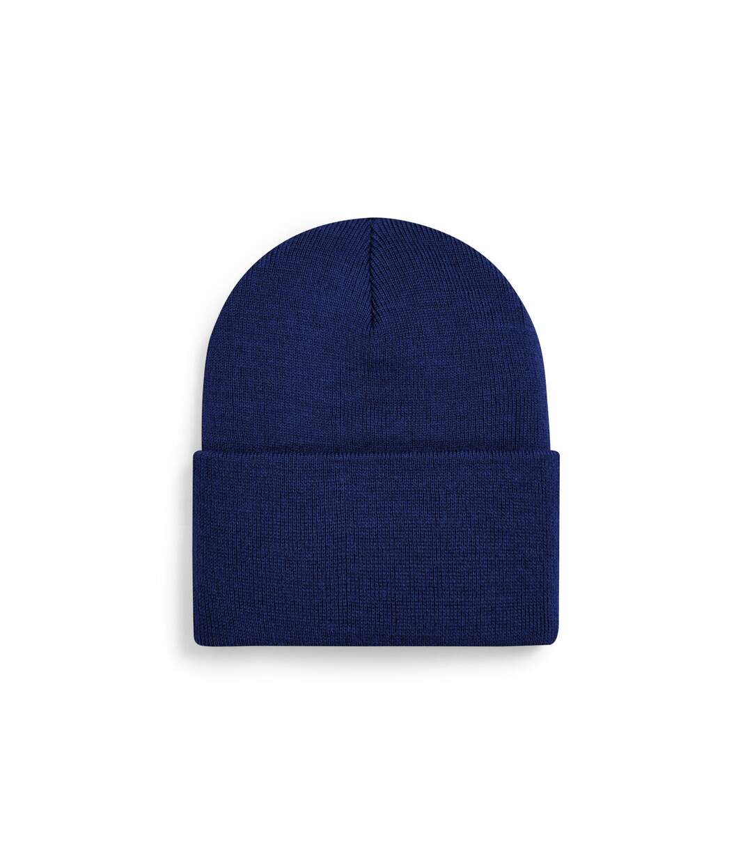 Bonnet Uni À Revers Large Original Adulte Bleu Marine Beechfield-3