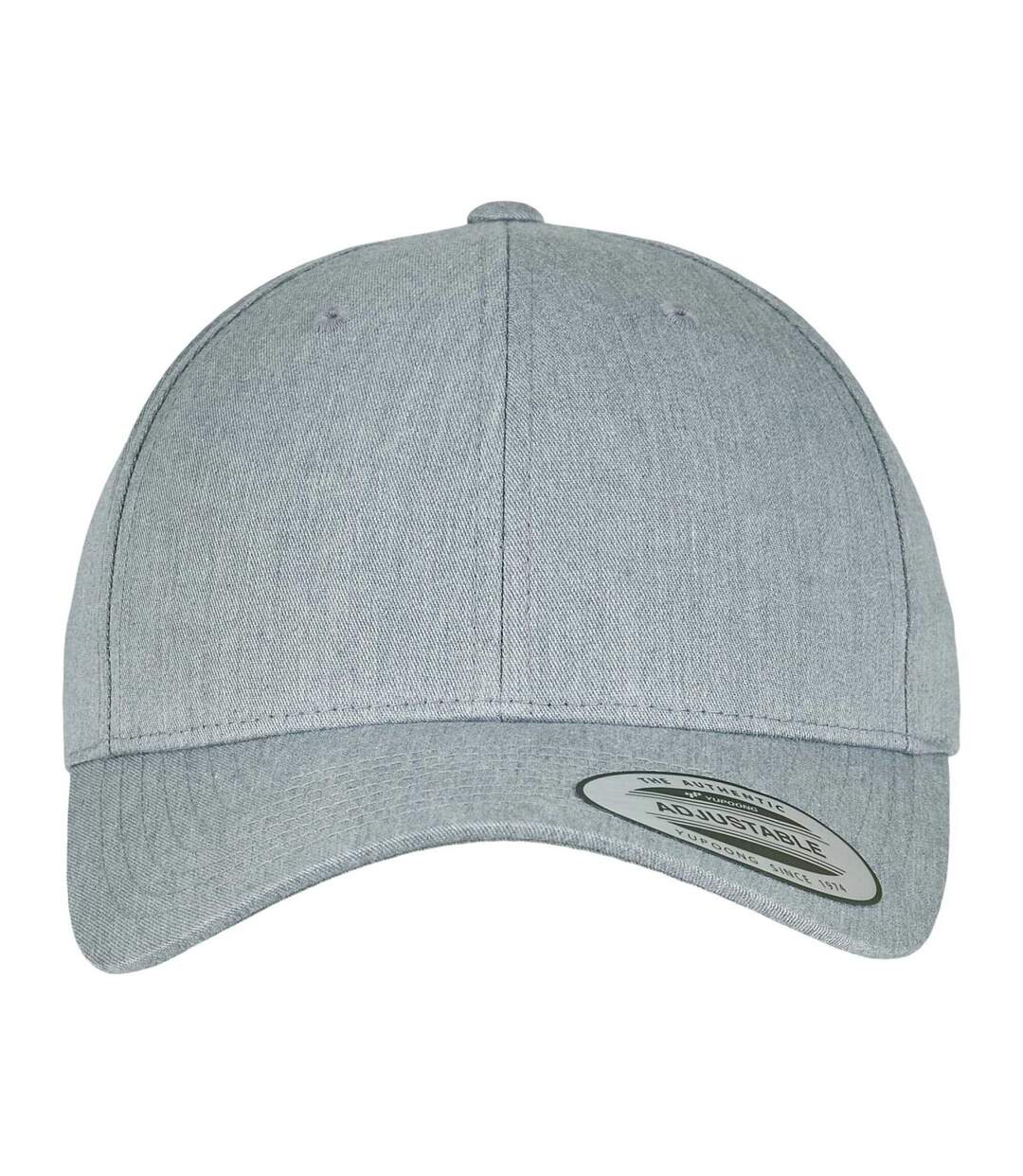 Casquette De Baseball Motif/style Courbé Classic Gris Chiné Flexfit-4