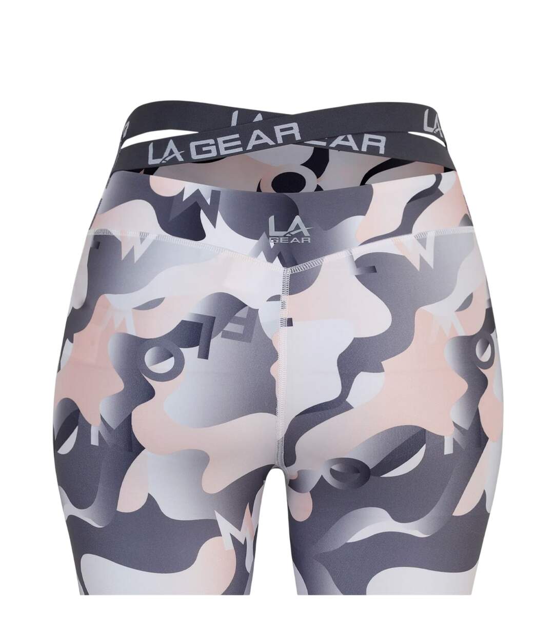 Legging Motif/style Camouflage Femme Rose LA Gear-3