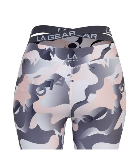 Legging Motif/style Camouflage Femme Rose LA Gear