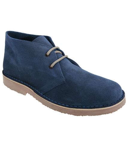 Desert boots homme bleu marine Roamers