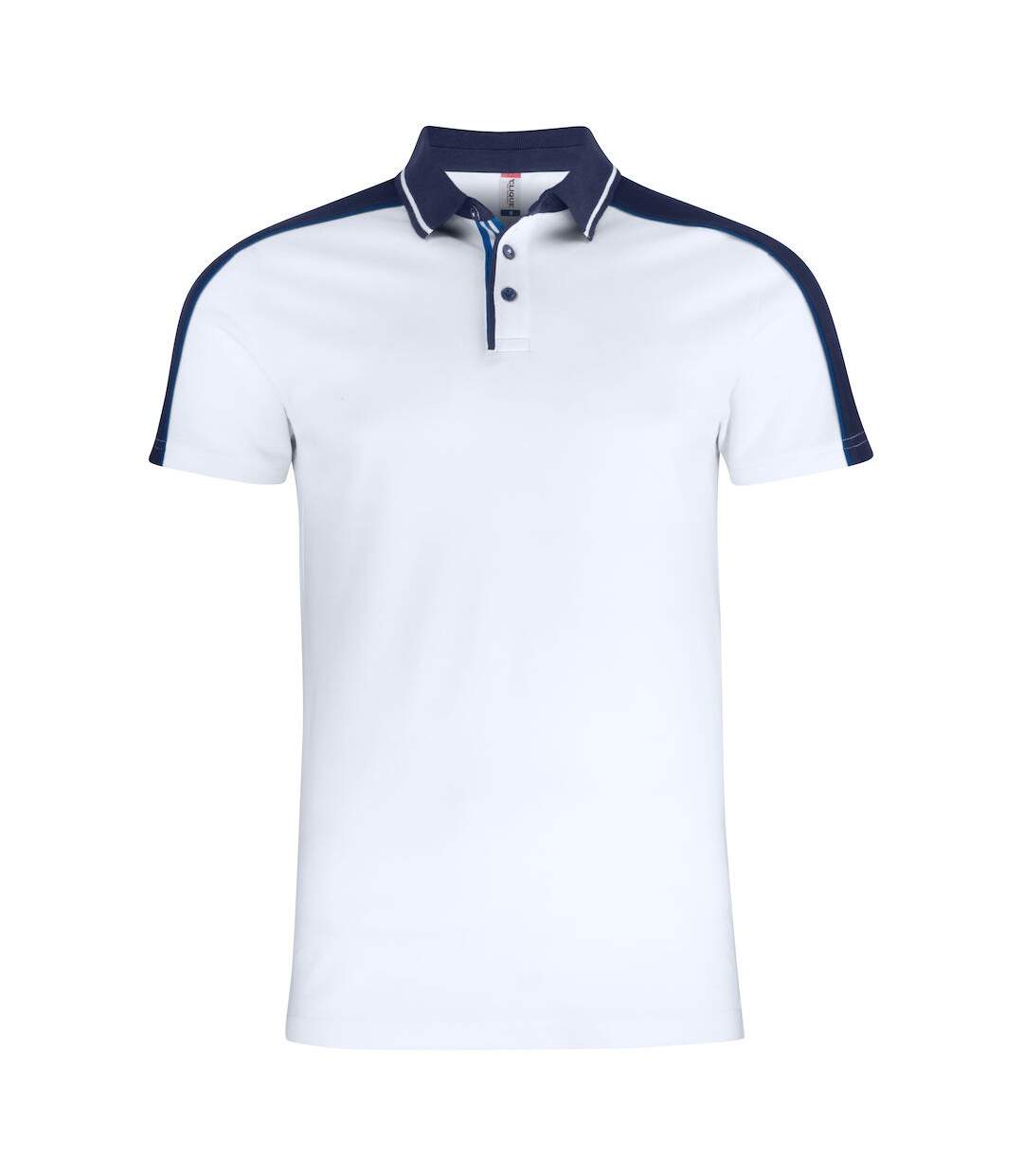 Mens Pittsford Polo Shirt White Clique-1