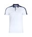 Mens Pittsford Polo Shirt White Clique-1