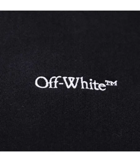 Womens/ladies For All Book Cropped Sweatshirt Black Off White