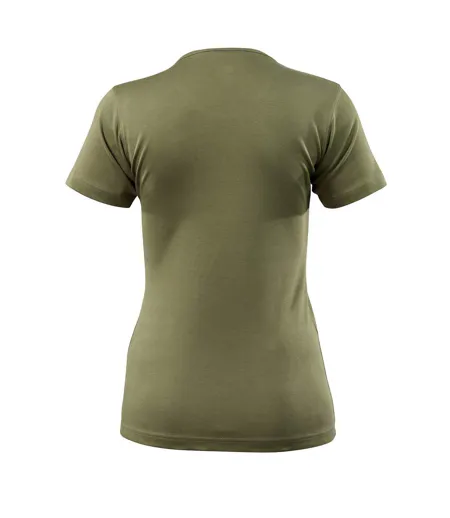 Womens/ladies Crossover Nice T-shirt Moss Green Mascot