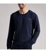 Mens Long Sleeve Luxury Pyjama Top Loungewear T-Shirt-4
