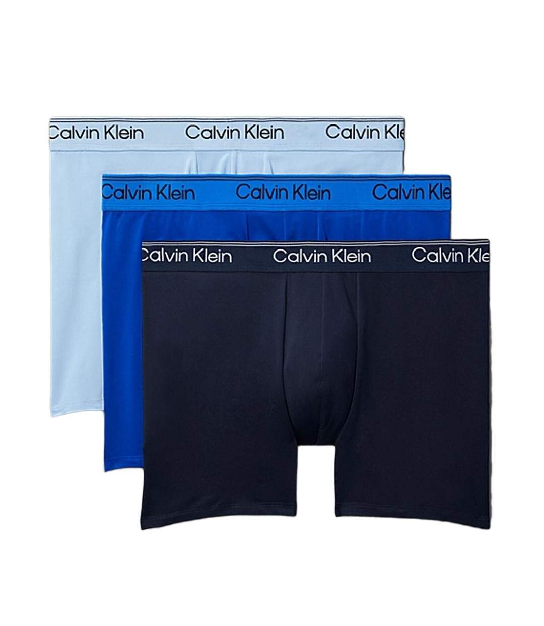 X3 boxers bleu/marine homme calvin klein jeans boxer brief-1