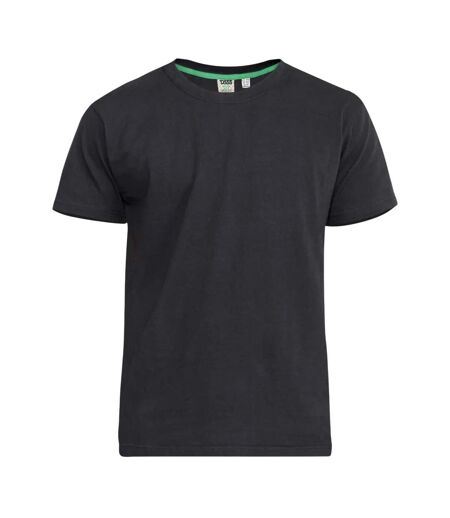 Lot De 5  T-shirts Manches Courtes Grande Taille En Coton Smartly Homme Noir Duke