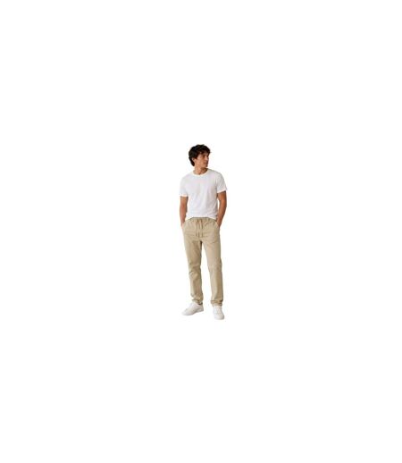 Pantalon De Jogging Motif/style Logo Judd Homme Taupe Albam