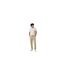 Pantalon De Jogging Motif/style Logo Judd Homme Taupe Albam-1