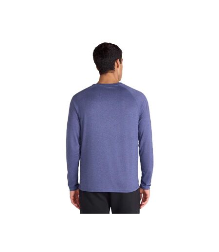 T-shirt Manches Longues Active Homme Bleu Animal