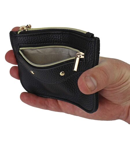Ladies Faux Leather Card Holder Slim Wallet Multiple Card Slots Compact Design
