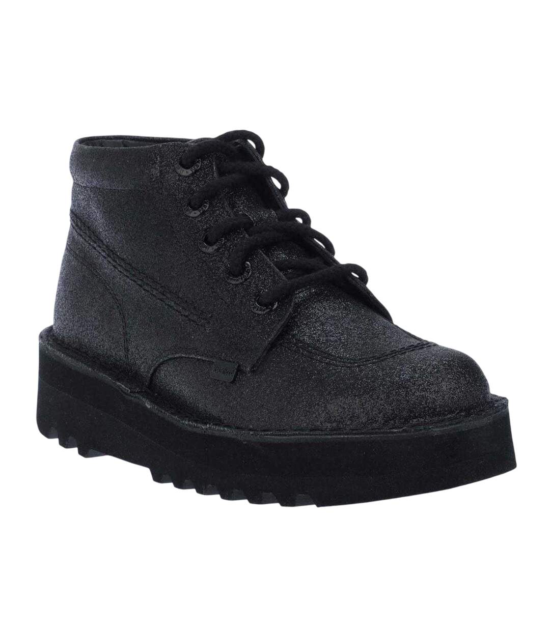 Bottes Motif/style Paillettes Hi Stack Femme Noir Kickers-4