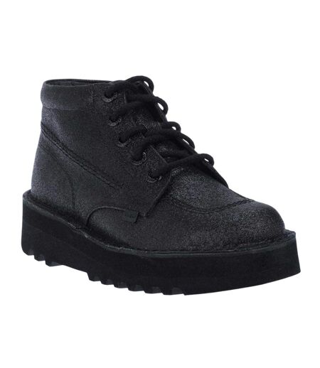 Bottes Motif/style Paillettes Hi Stack Femme Noir Kickers