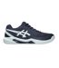 Womens/ladies Gel Dedicate 8 Tennis Shoes Midnight White Asics-1