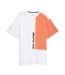 T-shirt Blanc/Orange Homme Puma Statement - L