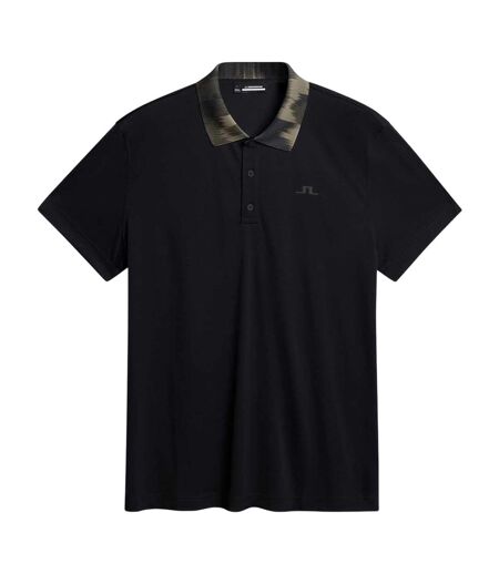 Mens Polo Shirt Black J.Lindeberg