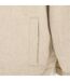 Womens/ladies Wool Long-sleeved Shirt Beige Miso-3