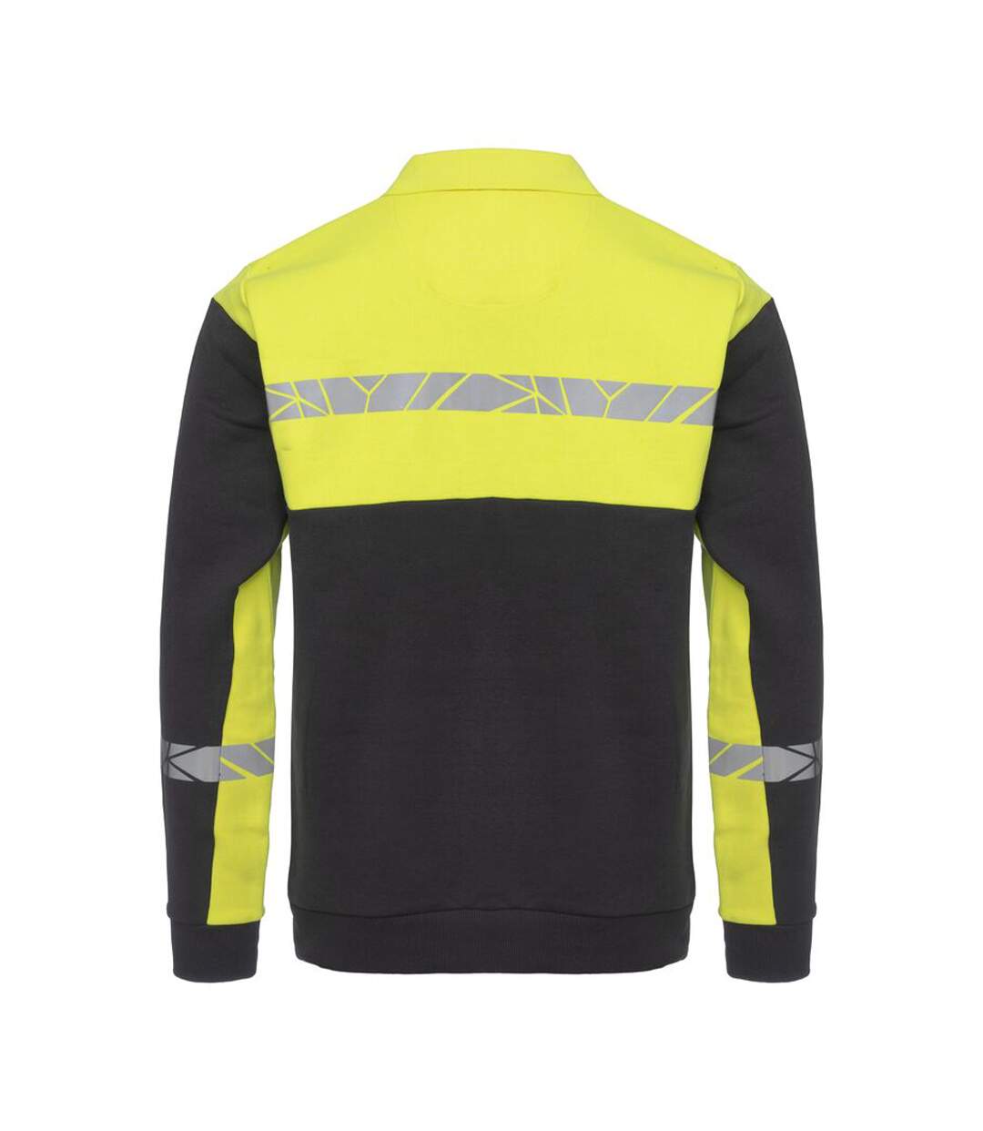 Polo Sweat Progression Homme Noir Jaune Projob-2