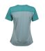 Womens/ladies Summit Colour Block Regular T-shirt Artic Orange Teal Pearl Izumi-2
